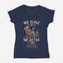 The Better I Was-Womens-V-Neck-Tee-benyamine12