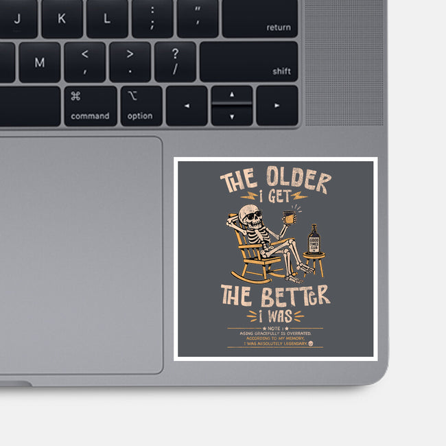 The Better I Was-None-Glossy-Sticker-benyamine12