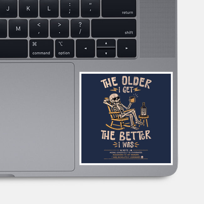 The Better I Was-None-Glossy-Sticker-benyamine12
