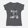 Pirate Crew Hiring-Womens-V-Neck-Tee-benyamine12