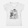 Pirate Crew Hiring-Womens-V-Neck-Tee-benyamine12