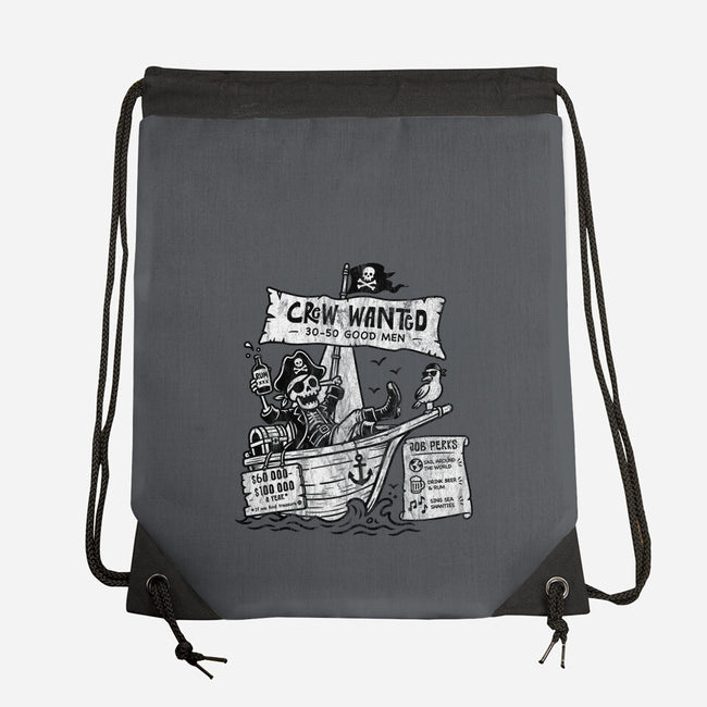 Pirate Crew Hiring-None-Drawstring-Bag-benyamine12