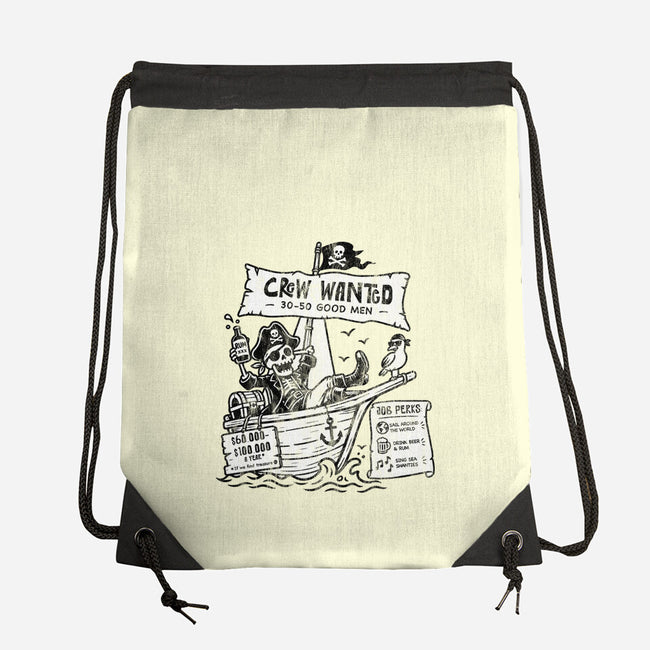 Pirate Crew Hiring-None-Drawstring-Bag-benyamine12