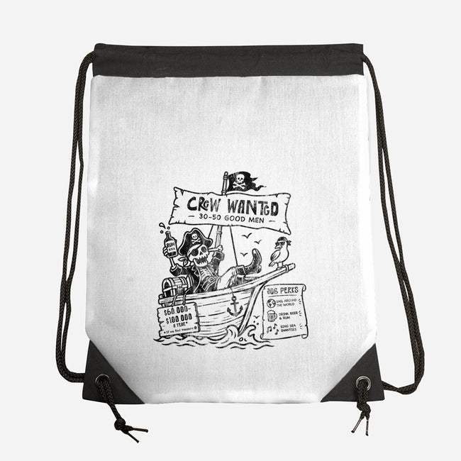 Pirate Crew Hiring-None-Drawstring-Bag-benyamine12