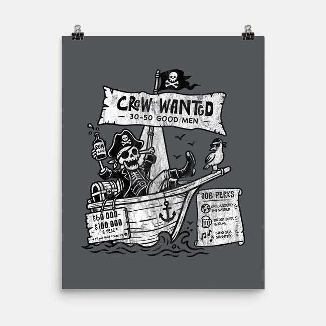 Pirate Crew Hiring-None-Matte-Poster-benyamine12