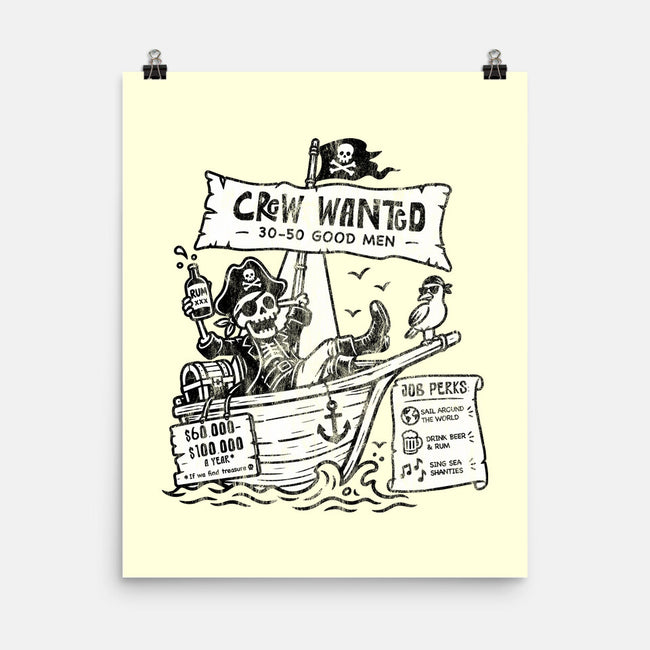 Pirate Crew Hiring-None-Matte-Poster-benyamine12