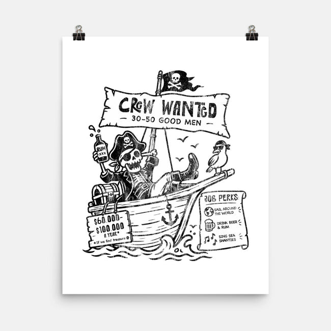 Pirate Crew Hiring-None-Matte-Poster-benyamine12