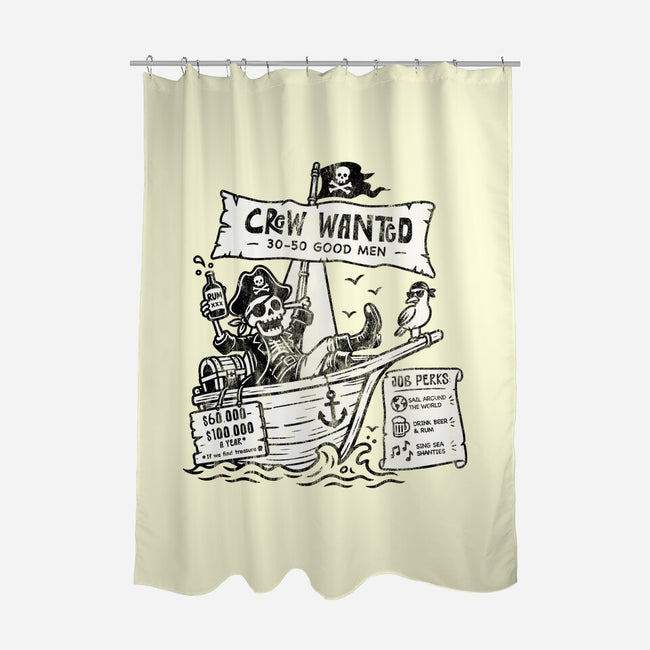 Pirate Crew Hiring-None-Polyester-Shower Curtain-benyamine12