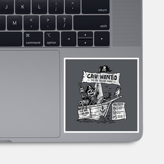 Pirate Crew Hiring-None-Glossy-Sticker-benyamine12