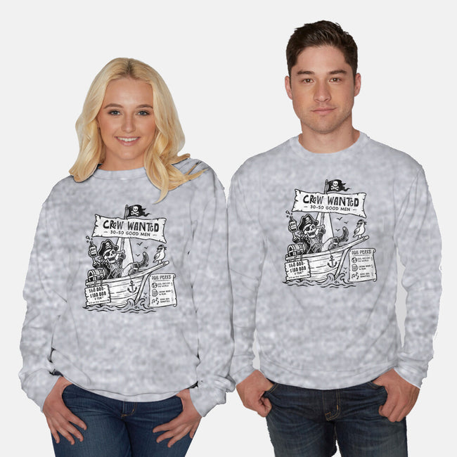 Pirate Crew Hiring-Unisex-Crew Neck-Sweatshirt-benyamine12