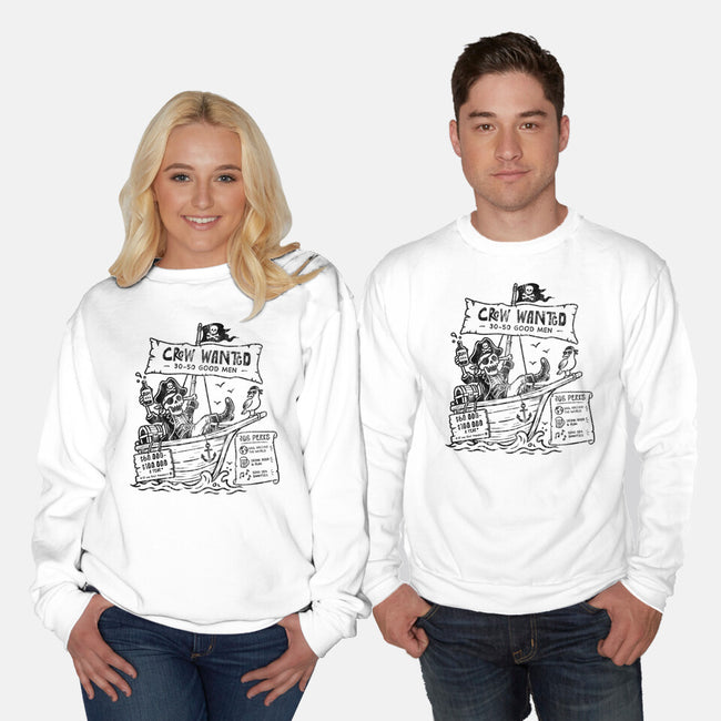 Pirate Crew Hiring-Unisex-Crew Neck-Sweatshirt-benyamine12