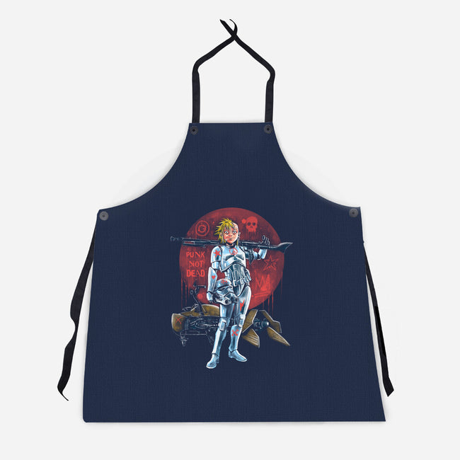 Trooper Girl-Unisex-Kitchen-Apron-zascanauta