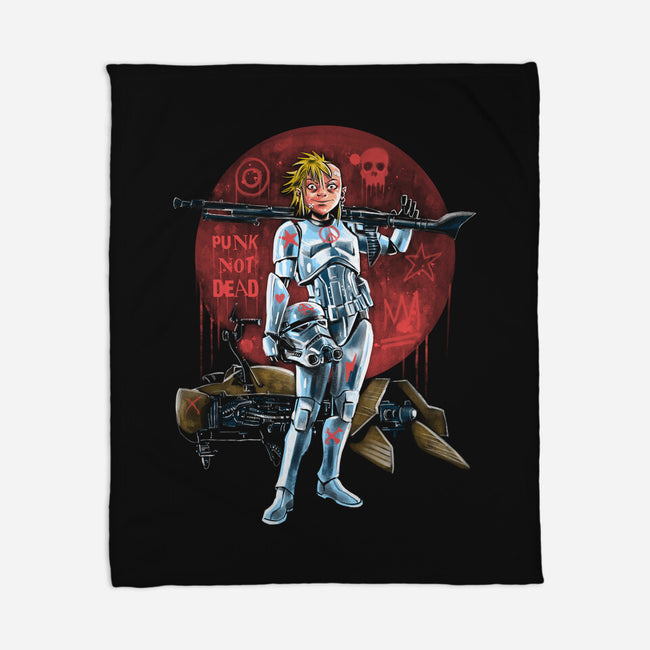 Trooper Girl-None-Fleece-Blanket-zascanauta