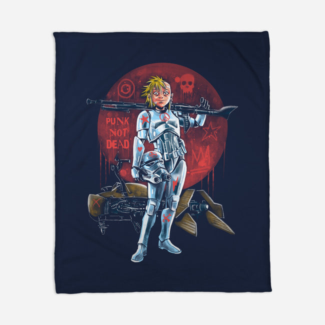 Trooper Girl-None-Fleece-Blanket-zascanauta