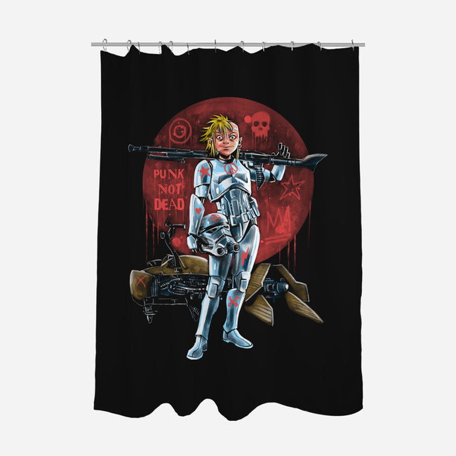 Trooper Girl-None-Polyester-Shower Curtain-zascanauta