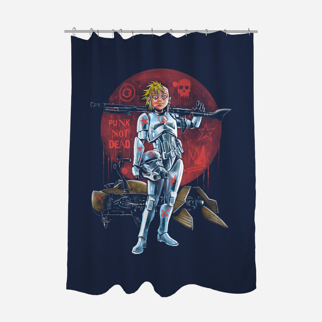Trooper Girl-None-Polyester-Shower Curtain-zascanauta
