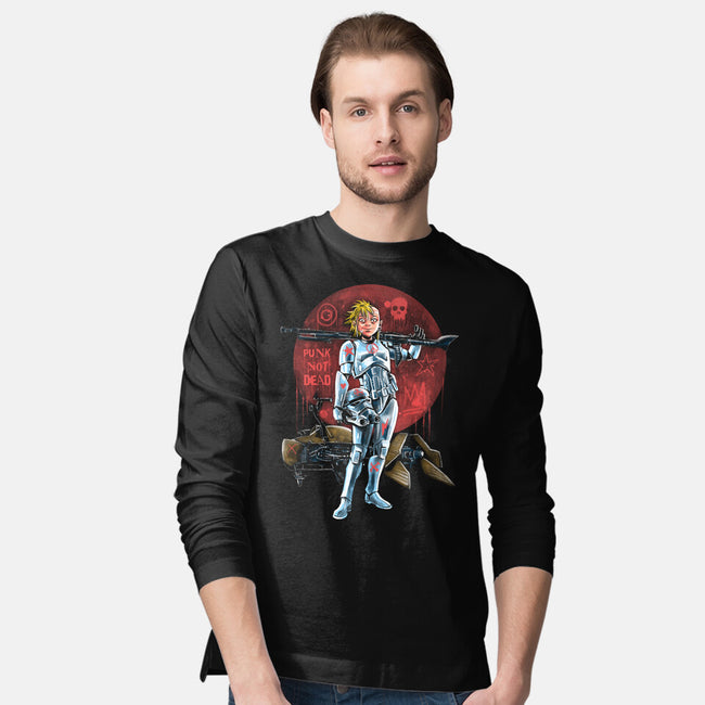 Trooper Girl-Mens-Long Sleeved-Tee-zascanauta