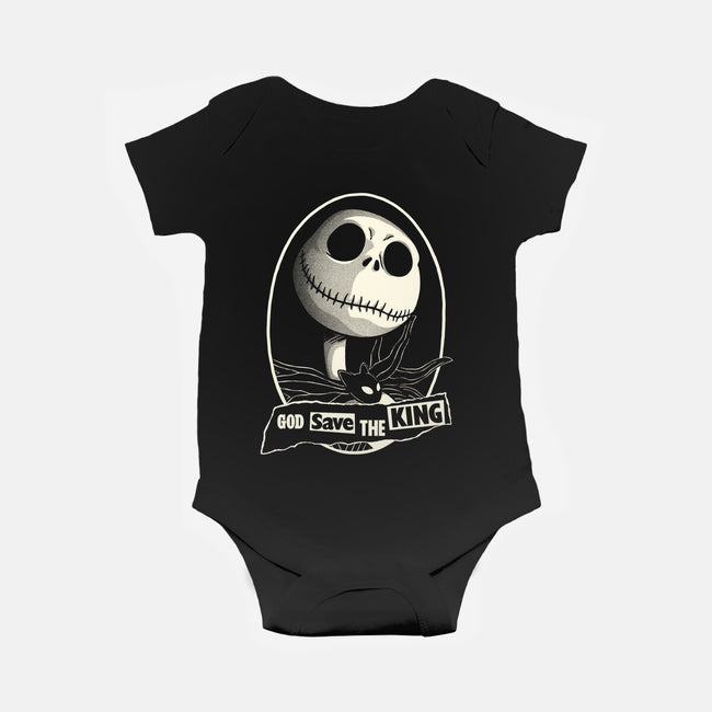 God Save The Pumpkin King-Baby-Basic-Onesie-Barbadifuoco