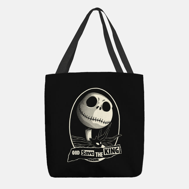 God Save The Pumpkin King-None-Basic Tote-Bag-Barbadifuoco