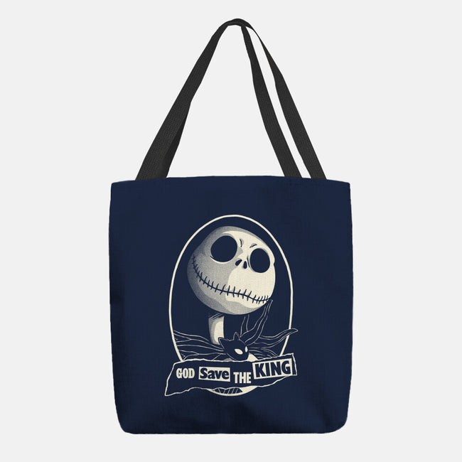 God Save The Pumpkin King-None-Basic Tote-Bag-Barbadifuoco