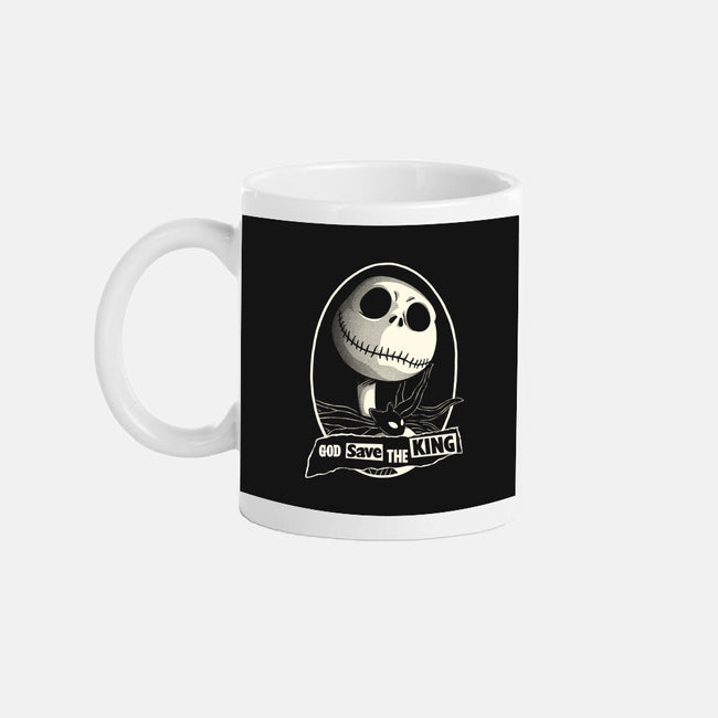 God Save The Pumpkin King-None-Mug-Drinkware-Barbadifuoco