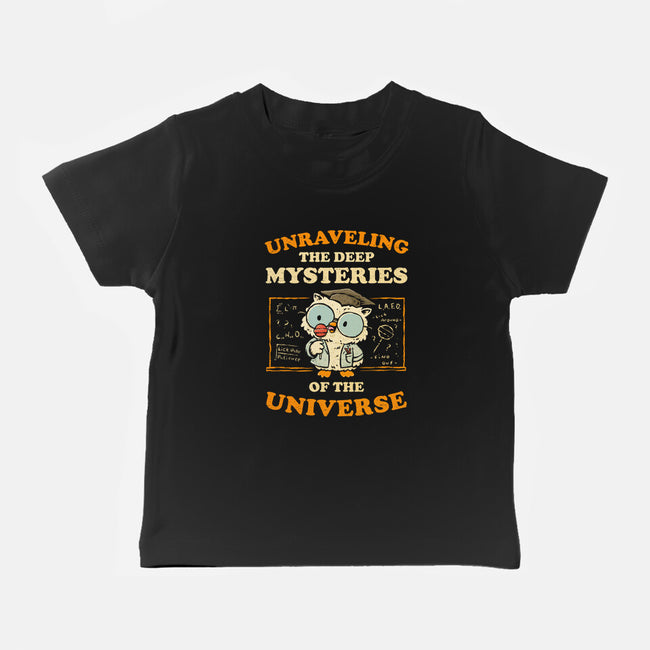 Unraveling The Mysteries Of The Universe-Baby-Basic-Tee-kg07