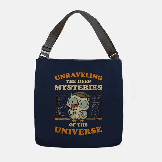 Unraveling The Mysteries Of The Universe-None-Adjustable Tote-Bag-kg07