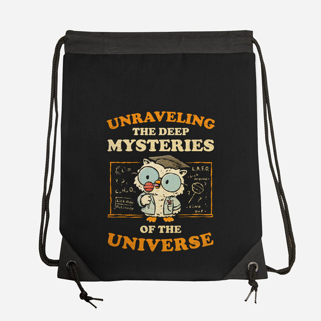 Unraveling The Mysteries Of The Universe-None-Drawstring-Bag-kg07