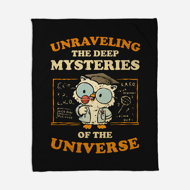 Unraveling The Mysteries Of The Universe-None-Fleece-Blanket-kg07