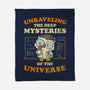 Unraveling The Mysteries Of The Universe-None-Fleece-Blanket-kg07