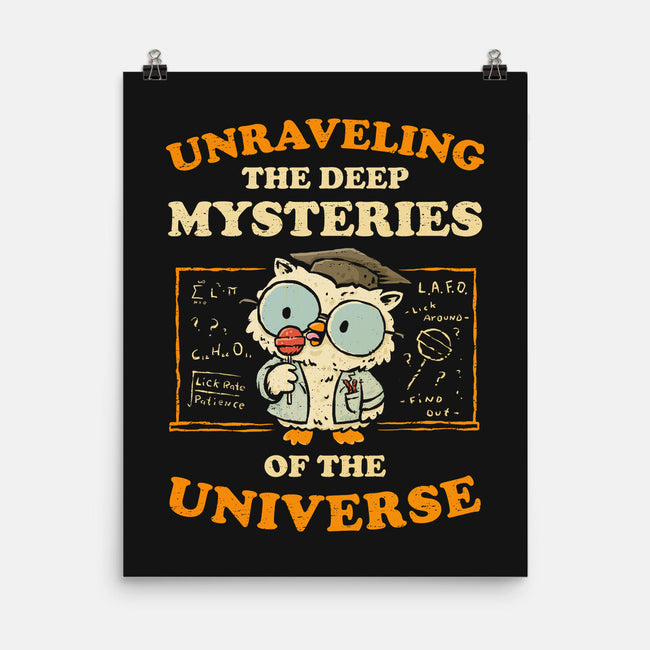 Unraveling The Mysteries Of The Universe-None-Matte-Poster-kg07