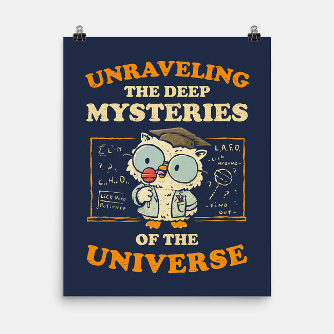 Unraveling The Mysteries Of The Universe-None-Matte-Poster-kg07