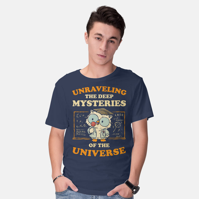 Unraveling The Mysteries Of The Universe-Mens-Basic-Tee-kg07
