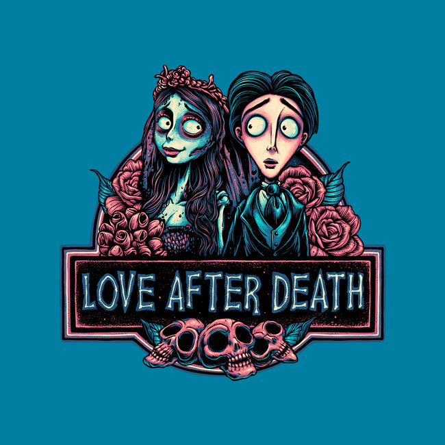Love After Death-Unisex-Kitchen-Apron-glitchygorilla