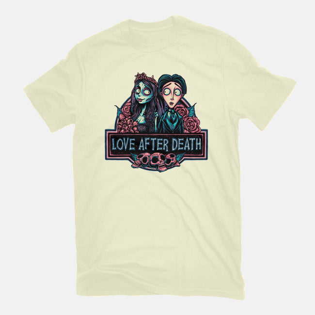 Love After Death-Mens-Basic-Tee-glitchygorilla