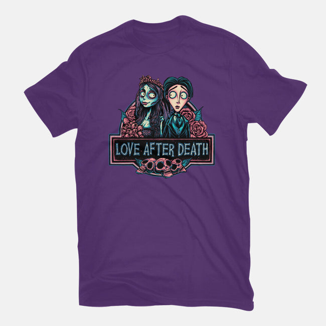 Love After Death-Mens-Basic-Tee-glitchygorilla