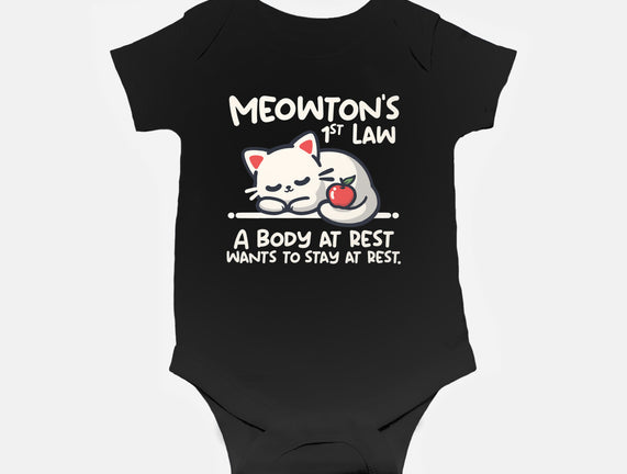 Meowton's First Law