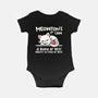 Meowton's First Law-Baby-Basic-Onesie-NemiMakeit