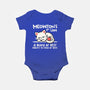 Meowton's First Law-Baby-Basic-Onesie-NemiMakeit
