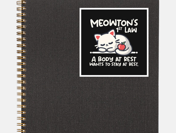 Meowton's First Law