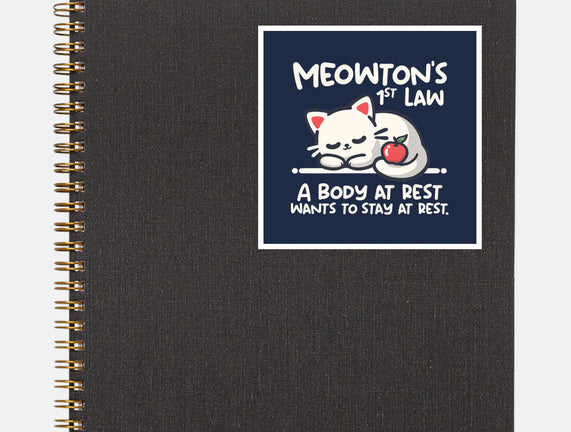 Meowton's First Law