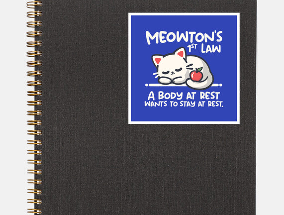 Meowton's First Law