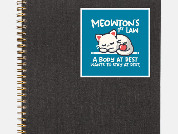 Meowton's First Law