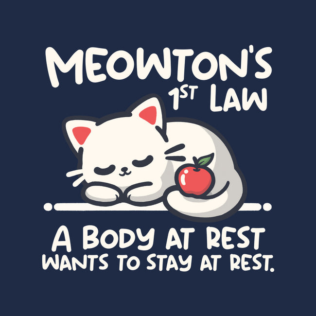 Meowton's First Law-None-Stretched-Canvas-NemiMakeit