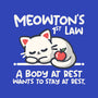 Meowton's First Law-None-Matte-Poster-NemiMakeit