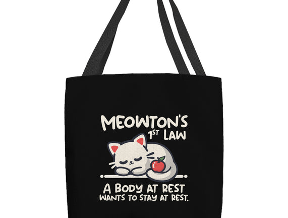 Meowton's First Law