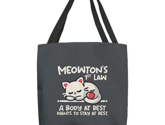 Meowton's First Law