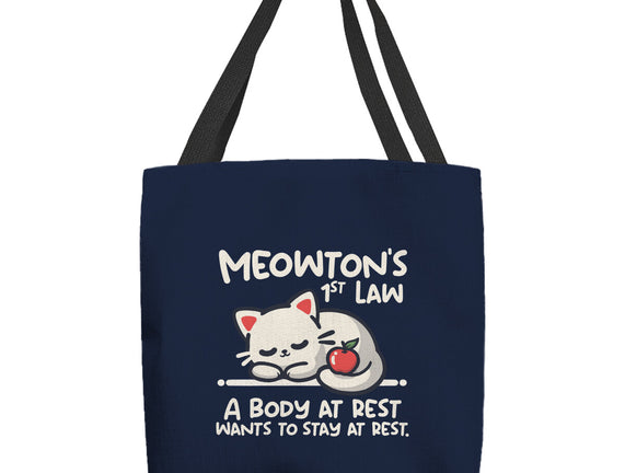 Meowton's First Law