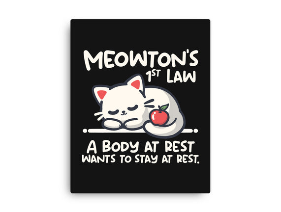 Meowton's First Law