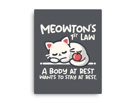Meowton's First Law
